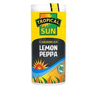 Tropical Sun Lemon Peppa Seasoning 100g Pack of 6 | Caribbean Lemon Pepper Spice Blend with Black Pepper & Lemon Powder | Ideal for Chicken, Fish, Chips, Vegetables, Snacks & Dressings