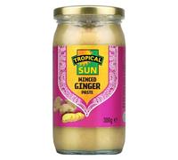 Tropical Sun Minced Ginger Paste, 300g (Pack of 1) - Perfect for Cooking, Dips and Marinades