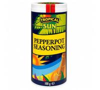 Tropical Sun Pepperpot Seasoning 100g Pack of 1, Caribbean Spice Blend
