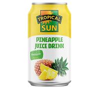 Tropical Sun Pineapple Juice Drink 330ml | Refreshing & Naturally Sweet | Made with Fresh Pineapple Juice | Perfect for a Fruity, Refreshing Beverage | Ready-to-Drink Convenience