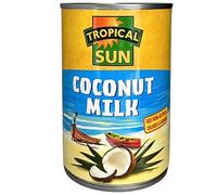 Tropical Sun Premium Coconut Milk 400ml Cans (Pack of 12), Smooth Creamy Coconut Milk for Cooking, Curries, Soups, Stews, Rice Dishes, Caribbean, Asian & Everyday Home Recipes