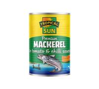 Tropical Sun Premium Mackerel In Tomato & Chilli 400g