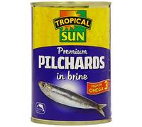 Tropical Sun Premium Pilchards in Brine 425 g (Pack of 6)