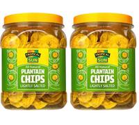 Tropical Sun Salted Plantain Chips, 450g (Pack of 2)