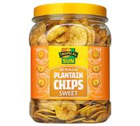 Tropical Sun Sweet Plantain Chips, 450g (Pack of 1)