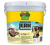 Tropical Sun Traditional Jamaican Jerk Seasoning Paste 4.2kg (Pack Of 1), Authentic Caribbean Style Marinade with Escallions, Hot Peppers & Herbs, Bulk Size for Cooking, Grilling & Catering Use