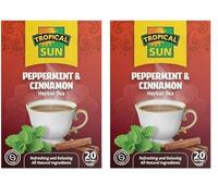 Tropical Sun Tropical Sun Peppermint & Cinnamon Tea, 20-Count (Pack of 2)