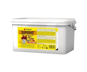 Tropical SUPERVIT MINI GRANULAT 3L / 1,95kg - multi-ingredient granules for small omnivorous & carnivorous fish, snails & crustaceans (immunity & growth)