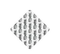 Tropical Theme Pineapple Pattern Printing 10 Pieces Air Freshener Car Hanging Cards Air Freshener Sheets With Rope For Cars Home