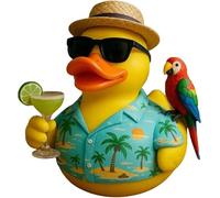 Tropical Tribute Duck With Parrot,Memorial Accessories Decor,Parrot Duck Party Decorations,Table Decoration Gifts For Kids & Adults Of All Ages,Rainforest Bird Table Decoration,1pcs