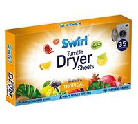 Tropical Tumble Dryer Laundry Sheets 35 Pack For Fresh Clothes and Linen
