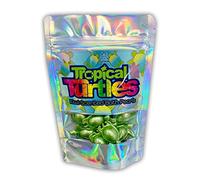 Tropical Turtles. 15 Kiwi Scented Bath Oil Pearls. Turtle Themed Gift. Ideal Small Gift, Stocking Filler, Advent Calendar Filler. Bath Oil Pearls.