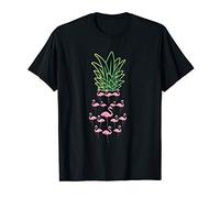 Tropical Vacation Pineapple Gift Flamingo T-Shirt