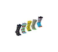 Tropical Vibes Dress Socks - Pack of 5 Fashionable Novelty Socks Happy Socks Multi 6-11