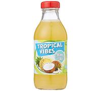 Tropical Vibes Pineapple & Coconut Drink, Exotic Flavors, Refreshing Summer Drink, Pack of 15.