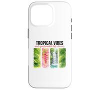 Tropical Vibes Questionable Life Choices Art Case for iPhone 16 Pro