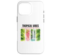 Tropical Vibes Questionable Life Choices Art Case for iPhone 16 Pro Max