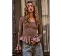 Tropical Vibes Top by free-est at Free People in Dusted Coca, Size: XS - female