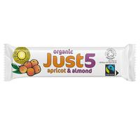 Tropical Wholefoods Just 5 Organic & Fairtrade Snack Bar - Apricot & Almond - 40g