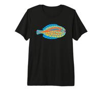 Tropical Zone Colorful Fish Coral Reef Sea Life Blue Orange Premium T-Shirt
