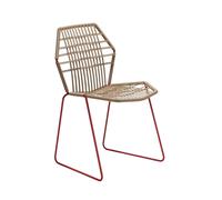 Tropicalia TR0 Chair faux leather Moroso - MOROSO TR0 464 IN B NAT
