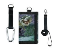 TropicalLife 3D Forest Tyrannosaurus Rex Dino Wallet Slim Small Pocket Money Organisers Bag Lightweight Portable Change Purse