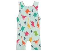 TropicalLife Abstract Colorful Dinosaur Gymnastics Clothing for Girls Kids Child, Dinosaur Dance Gymnastics Leotards Sleeveless for Girls Athletic Ballet 5-6 Years