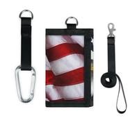 TropicalLife American Flag Eagles Wallet Slim Small Pocket Money Organisers Bag American Lightweight Portable Change Purse
