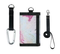 TropicalLife Art Marble Wallet Slim Small Pocket Money Organisers Bag Marble Lightweight Portable Change Purse