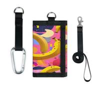 TropicalLife Banana Fruit Pattern Wallet Slim Small Pocket Money Organisers Bag Lightweight Portable Change Purse