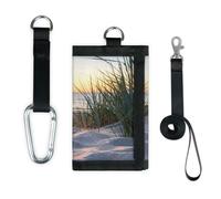 TropicalLife Beach Wallet Slim Small Pocket Money Organisers Bag Summers Sunset Sea Beach Lightweight Portable Change Purse