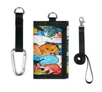 TropicalLife Butterfly Wallet Slim Small Pocket Money Organisers Bag Butterfly Wings Lightweight Portable Change Purse