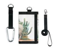 TropicalLife Cactus Llama Alpaca Wallet Slim Small Pocket Money Organisers Bag Lightweight Portable Change Purse