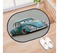 TropicalLife Cartoon Funny Cars Entrance Door Mat Rug for Living Room Kitchen Home Bath Area Rugs Washable Indoor Outdoor Non-Slip Floor Doormat 40 x 60 cm