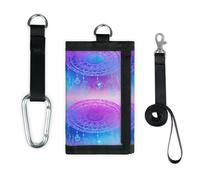TropicalLife Colourful Dream Catcher Wallet Slim Small Pocket Money Organisers Bag Lightweight Portable Change Purse
