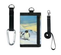 TropicalLife Cute Arctic Penguin Wallet Slim Small Pocket Money Organisers Bag Penguin Lightweight Portable Change Purse