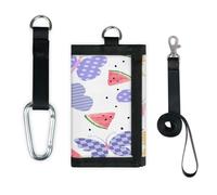 TropicalLife Cute Butterflies Watermelon Wallet Slim Small Pocket Money Organisers Bag Lightweight Portable Change Purse