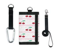 TropicalLife Cute Fruit Cherry Wallet Slim Small Pocket Money Organisers Bag Lightweight Portable Change Purse
