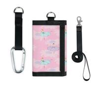 TropicalLife Dancer Flowers Wallet Slim Small Pocket Money Organisers Bag Dancer Girls Lightweight Portable Change Purse