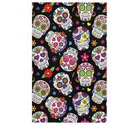 TropicalLife Day Of The Dead Sugar Skull Kitchen Towel Set of 1 Soft Hand Towel for Drying Dish Absorbant Tea Towel for Cooking Bathroom 18x28 Inch