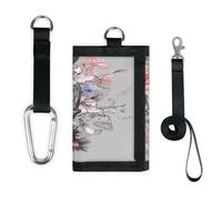 TropicalLife Day of The Dead Wallet Slim Small Pocket Money Organisers Bag Sugar Skull Print Lightweight Portable Change Purse