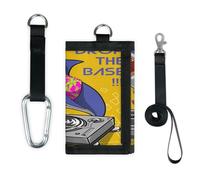 TropicalLife Dj Shark Cartoon Wallet Slim Small Pocket Money Organisers Bag Shark Lightweight Portable Change Purse