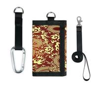 TropicalLife Ethnic Dragon Print Wallet Slim Small Pocket Money Organisers Bag Lightweight Portable Change Purse