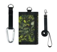 TropicalLife Forest Moss Plants Pattern Wallet Slim Small Pocket Money Organisers Bag Lightweight Portable Change Purse