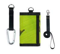 TropicalLife Frog Green Leaves Wallet Slim Small Pocket Money Organisers Bag Frog Lightweight Portable Change Purse