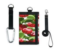 TropicalLife Fruit Apples Wallet Slim Small Pocket Money Organisers Bag Apples Lightweight Portable Change Purse