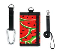 TropicalLife Fruits Watermelon Wallet Slim Small Pocket Money Organisers Bag Red Watermelon Lightweight Portable Change Purse