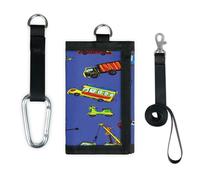 TropicalLife Funny Cars Wallet Slim Small Pocket Money Organisers Bag Cars Desig Lightweight Portable Change Purse