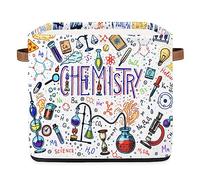 TropicalLife Funny Chemical Formula 36L Storage Basket Formula Collapsible Fabric Storage Bin Box Bedroom Bathroom Home Nursery Organizer for Toys Clothes