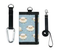 TropicalLife Funny Dreams Sheep Wallet Slim Small Pocket Money Organisers Bag Sheep Cute Lightweight Portable Change Purse